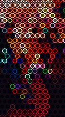 Abstract Colorful Geometrical Artwork,Abstract Graphical Art Background Texture,Modern Conceptual Art,Synthwave Aesthetic Poster Print,3D Rendering