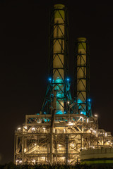 川崎・京浜工業地帯の工場夜景