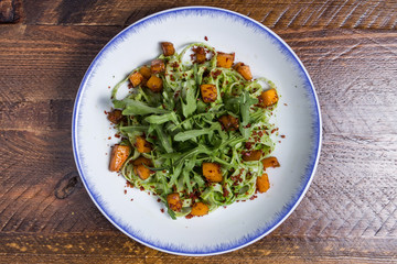 Pad thai noodles plate