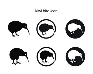 Obraz premium Kiwi bird icon