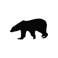 Bear silhouettle icon