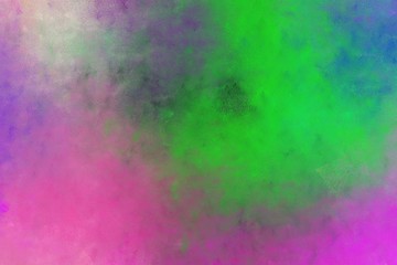 beautiful abstract painting background texture with sea green, pale violet red and antique fuchsia colors. can be used as poster or background
