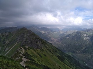 View of the mountains in Zakopane