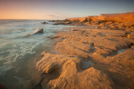 Seascape photo of in Ras Ruwais desert beach, Oman