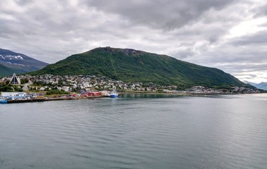 Tromso, cercle polaire arctique en Norvège