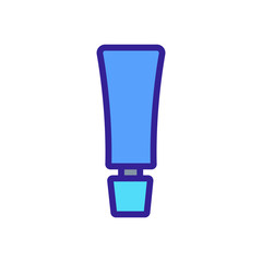 lip gloss in tube icon vector. lip gloss in tube sign. color symbol illustration