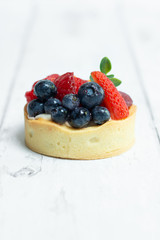 Colorful Fruit Tart 