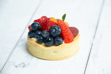 Colorful Fruit Tart 