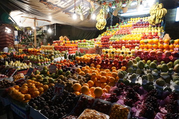 fruit and vegetables at market