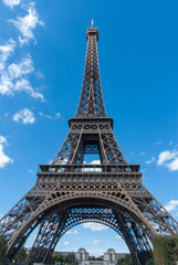Fototapeta na wymiar The Eifel tower in Paris, France.