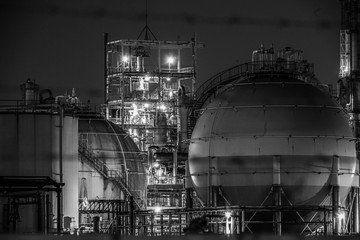 川崎・京浜工業地帯の工場夜景