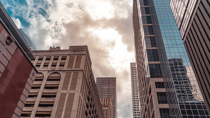 Fototapeta na wymiar Buildings in downtown Houston, Texas