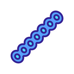 Fototapeta premium gym icon vector. gym sign. color symbol illustration