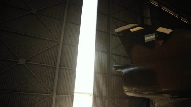 Mirage Jet Fighter at the Hangar.