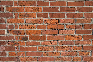 Obraz premium red brick wall background pattern
