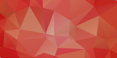 Orange vector abstract mosaic background