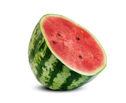 watermelon isolated on white background ,include clipping path