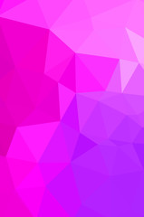 Purple vivid polygonal abstract background