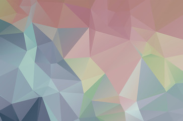 Multi color geometric triangular low poly background style