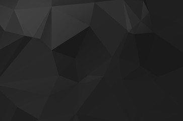 Fototapeta premium Black Background with Triangle Pattern