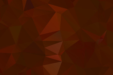 Copper Low Poly background Decorative vector abstract