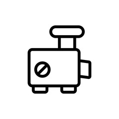 food processor icon vector. food processor sign. isolated contour symbol illustration