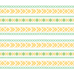 Modern and cute embroidered design pattern for bedroom wall decor.