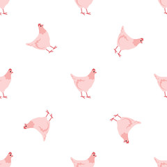 Cute Cartoon Hen, Chicken