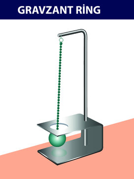 Gravzant Ring, Heat Expansion Ball And Ring Apparatus. Physics Lesson Heat Expansion, Ball And Ring