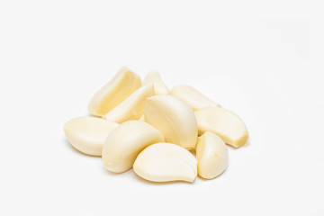 close up garlic ingredient for cooking