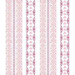 Seamless floral embroidery style for T-Shirt design.