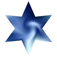 Modern background in the form of hexagram.