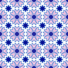 Seamless Geometric Pattern. Abstract texture designs can be used for backgrounds, motifs, textile, wallpapers, fabrics, gift wrapping, templates. Design Paper For Scrapbook. Vector.