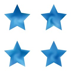 Collection of pentagram smooth backgrounds.