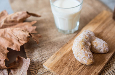 milk and biscuits