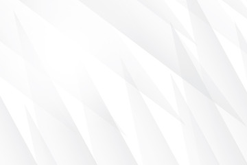 Fototapeta premium Abstract geometric white and gray color background. Vector, illustration.