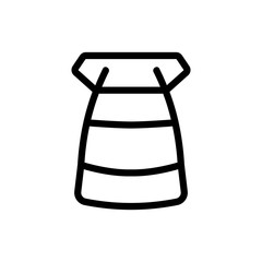 manual kitchen chopper rear view icon vector. manual kitchen chopper rear view sign. isolated contour symbol illustration