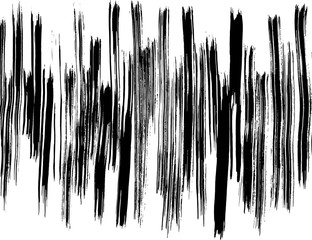 Brush abstract pattern. Grunge texture. Background. White and black vector.