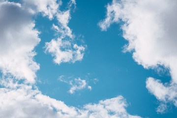blue sky with clouds