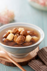 Chinese traditional dessert, chestnut syrup
