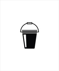 bucket icon,vector best flat bucket icon.