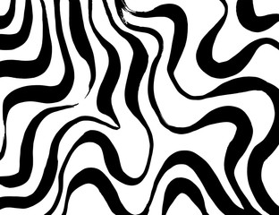 Brush abstract pattern. Grunge texture. Background. White and black vector.