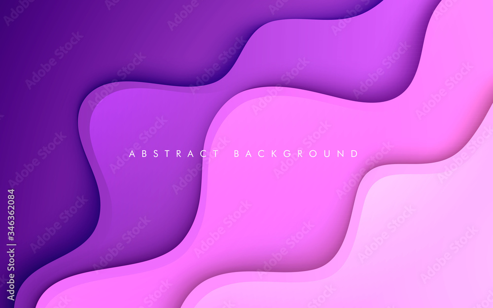 Poster purple fluid color background. dynamic textured geometric element. modern gradient light vector illu
