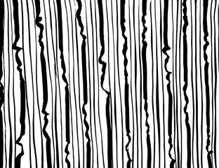 Brush abstract pattern. Grunge texture. Background. White and black vector.