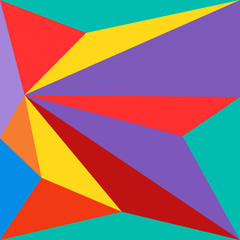 Abstract colourful pattern geometric backgrounds vector design