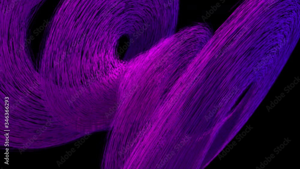 Poster dispersion abstract 3d element, computer generated. 3d rendering spiral composition, futuristic back