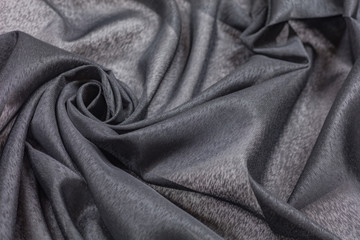 Top view crumpled beige cloth for background