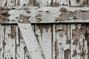 detail of a old wooden door