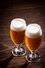 ビールで乾杯