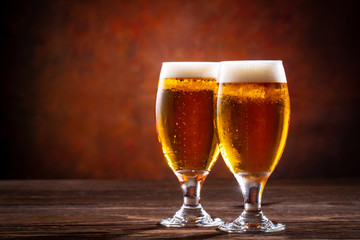 ビールで乾杯
